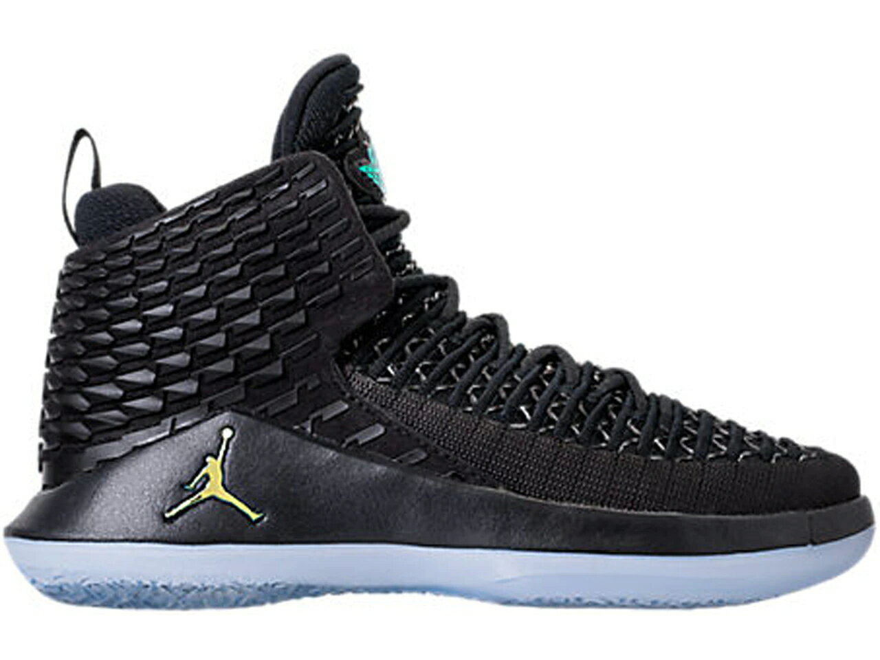 ナイキ ジョーダン 黒色 ブラック 【 JORDAN XXXII BLACK CAT (GS) / BLACK MULTI COLOR METALLIC 】 キッズ ベビー マタニティ スニーカー