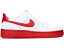 ナイキ 白色 ホワイト 赤 レッド エアフォース 【 NIKE AIR FORCE 1 LOW WHITE RED MIDSOLE (GS) / WHITE UNIVERSITY RED WHITE 】 キッズ ベビー マタニティ スニーカー