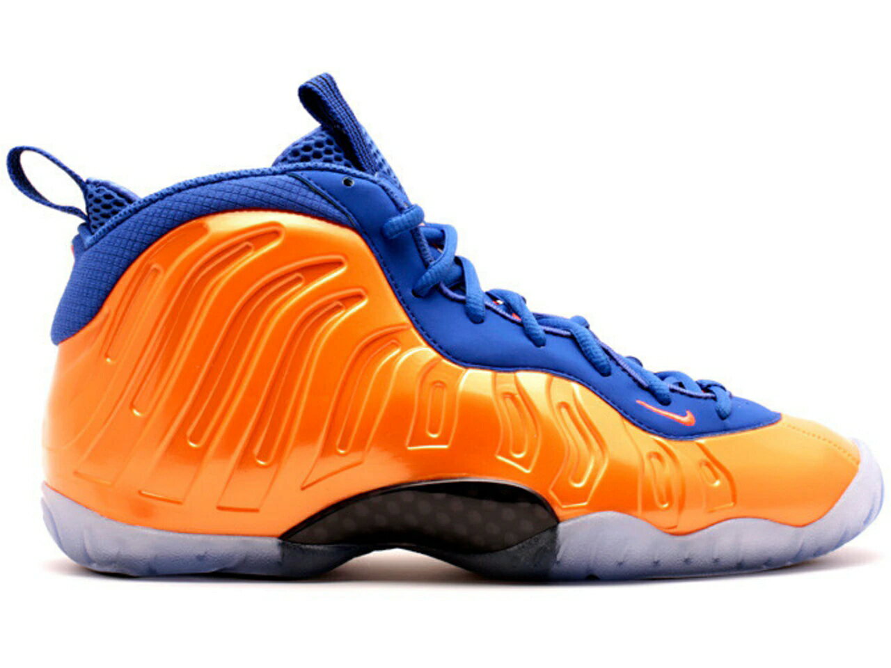 ナイキ NIKE フォームポジット ニックス エアフォームポジットワン ジュニア キッズ CRIMSONゲームロイヤル 青 ブルーBLACK 【 FOAMPOSITE KNICKS GS TOTAL CRIMSON 】