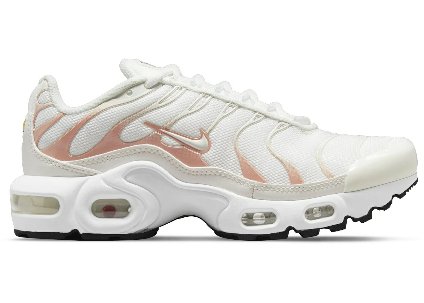 ナイキ マックス 白色 ホワイト 赤 レッド 銅 ブロンズ エアマックスプラス ジュニア キッズ NIKE AIR MAX PLUS SUMMIT WHITE OFF NOIR METALLIC RED BRONZE (GS) / SUMMIT WHITE WHITE OFF NOIR ベビー マタニティ