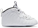 ナイキ フォームポジット 白色 ホワイト 黒色 ブラック エアフォームポジットワン ベビー 【 NIKE AIR FOAMPOSITE ONE WHITE ICE (I) / WHITE BLACK 】