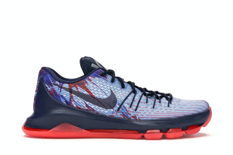 ナイキ NIKE スニーカー 【 KD 8 INDEPENDENCE DAY SOAR MIDNIGHT NAVYBRIGHT CRIMSONWHITE 】