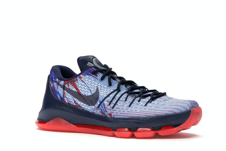 ナイキ NIKE スニーカー 【 KD 8 INDEPENDENCE DAY SOAR MIDNIGHT NAVYBRIGHT CRIMSONWHITE 】