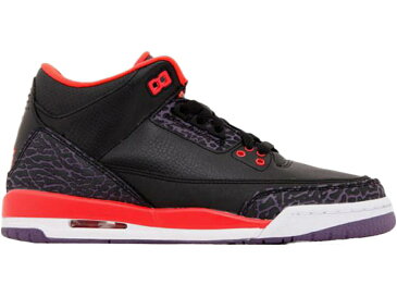 ナイキ ジョーダン JORDAN クリムゾン ジュニア キッズ 【 3 RETRO CRIMSON GS BLACK BRIGHT RMSNCNYN PURPLEPURE 】