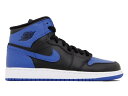 ナイキ ジョーダン 黒色 ブラック 青色 ブルー 【 JORDAN 1 RETRO BLACK ROYAL BLUE (2013) (GS) / BLACK VARSITY ROYAL BLACK 】 キッズ ベビー マタニティ スニーカー