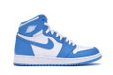 ナイキ ジョーダン ハイ 白色 ホワイト 青色 ブルー 【 JORDAN 1 RETRO HIGH OG UNC (GS) / WHITE DARK POWDER BLUE 】 キッズ ベビー マタニティ スニーカー