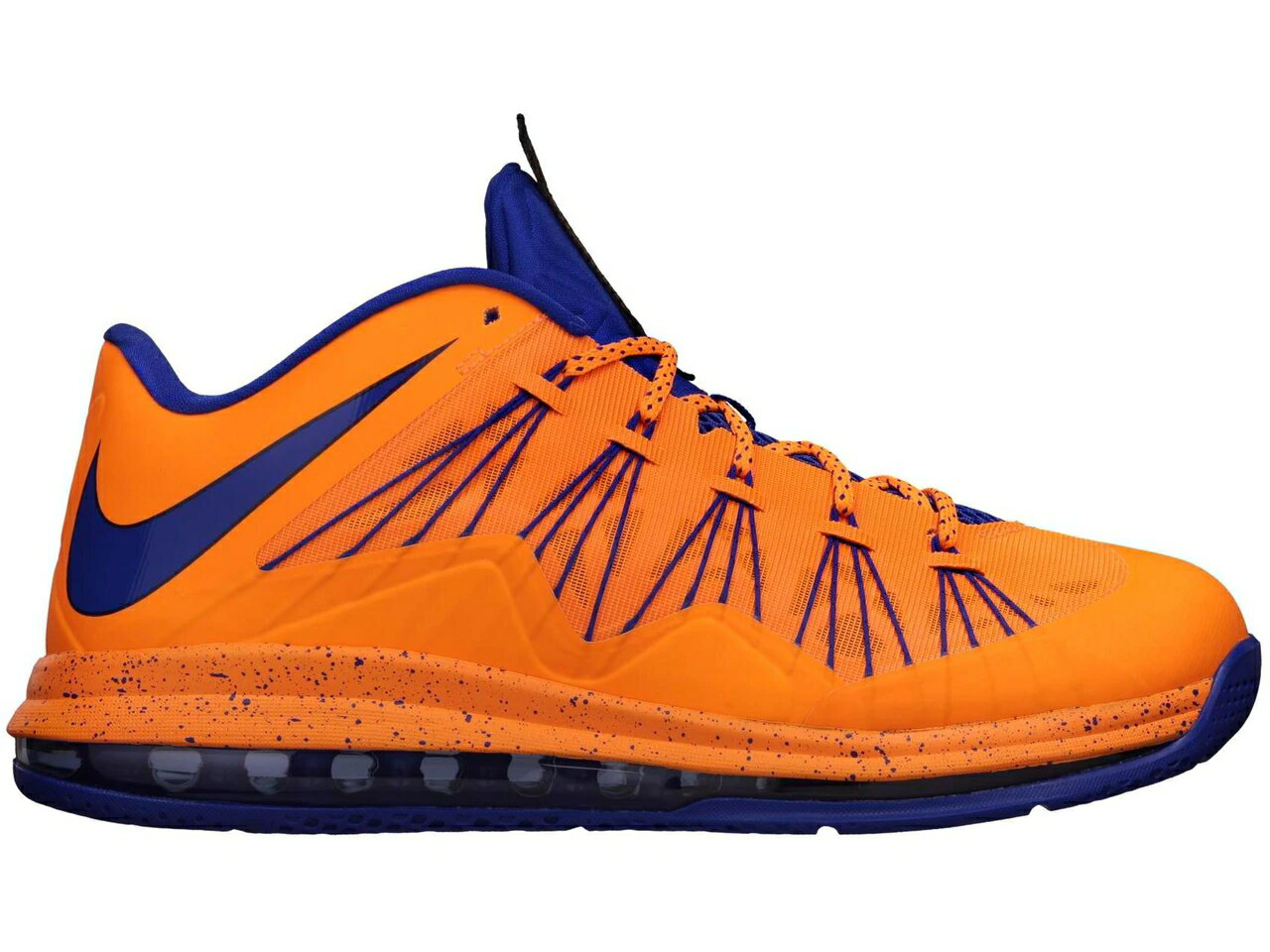 ナイキ レブロン ニックス 青色 ブルー スニーカー メンズ 【 NIKE LEBRON X LOW KNICKS HWC / BRIGHT CITRUS BLACKENED BLUE 】