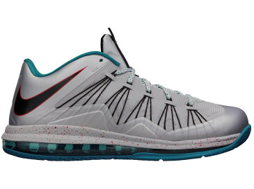 ナイキ NIKE レブロン スニーカー 【 LEBRON X LOW AKRON AEROS METALLIC PLATINUM BLACKTROPICAL TEALCHALLENGE RED 】