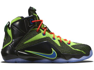 ナイキ NIKE レブロン ジュニア キッズ 【 LEBRON 12 GAMER GS BLACK ELECTRIC GREENBRIGHT CRIMSONHYPER COBALT 】