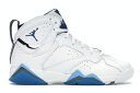 ナイキ ジョーダン 青色 ブルー 白色 ホワイト 灰色 グレー 【 JORDAN 7 RETRO FRENCH BLUE (2015) (GS) / WHITE FRENCH BLUE FLINT GREY 】 キッズ ベビー マタニティ スニーカー