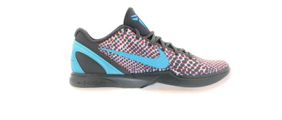 ナイキ コービー 灰色 グレー 青色 ブルー スニーカー メンズ 【 NIKE KOBE 6 ASG HOLLYWOOD 3D / DARK GREY CHLORINE BLUE DARING 】