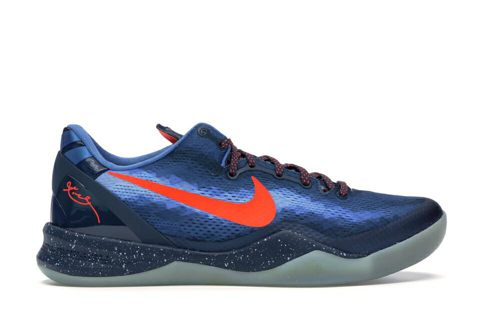 ナイキ コービー 青色 ブルー スニーカー メンズ 【 NIKE KOBE 8 BLUE BLITZ / 】 メンズ スニーカー