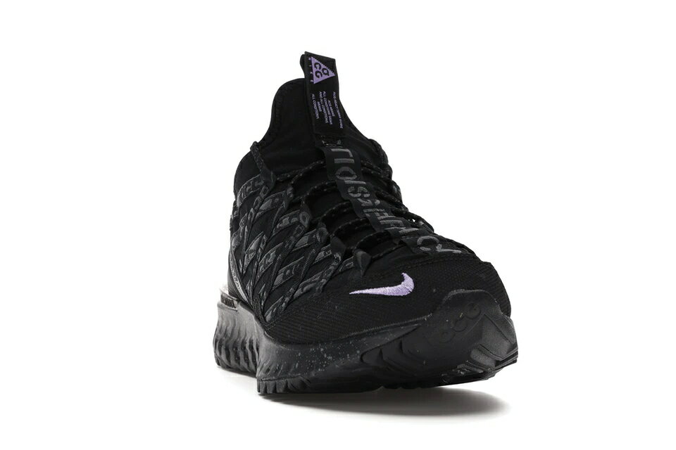 ナイキ NIKE リアクト 黒色 ブラック スニーカー 【 ACG REACT TERRA GOBE BLACK SPACE PURPLE ANTHRACITESPACE 】