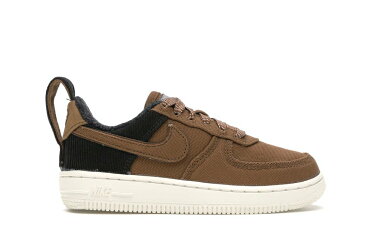 ナイキ NIKE 茶色 ブラウン エアフォース キッズ 【 1 LOW CARHARTT WIP ALE BROWN PS BROWNSAIL 】