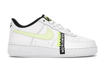 ナイキ NIKE 白色 ホワイト エアフォース ジュニア キッズ 【 1 LOW WORLDWIDE WHITE BARELY VOLT GS VOLTBLACKBARELY 】