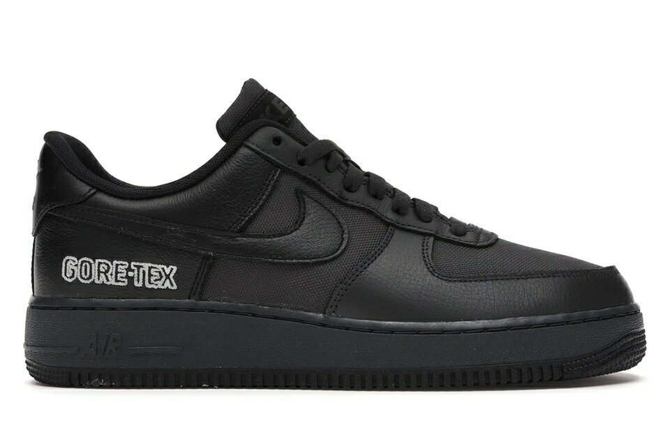 ナイキ ゴアテックス 黒色 ブラック 灰色 グレー エアフォース スニーカー メンズ 【 NIKE AIR FORCE 1 LOW GORE-TEX BLACK / ANTHRACITE BLACK BARELY GREY 】