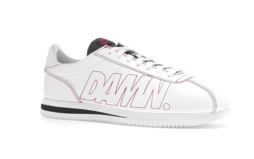 ナイキ NIKE コルテッツ 白色 ホワイト スニーカー 【 CORTEZ KENNY 1 KENDRICK LAMAR DAMN WHITE GYM RED BLACKGYM 】