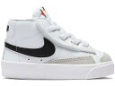 ナイキ ブレイザー ミッド 白色 ホワイト 黒色 ブラック 橙 オレンジ BLACK; 【 NIKE BLAZER MID 77 WHITE BLACK (TD) / WHITE TOTAL ORANGE BLACK; 】