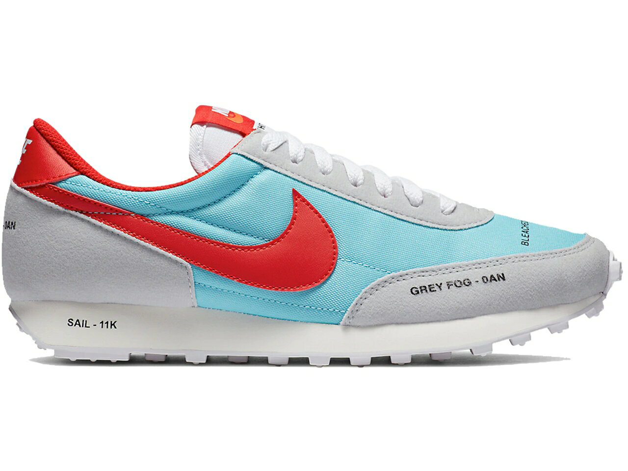 ナイキ NIKE アクア 赤 レッド 灰色 グレー レディース スニーカー 【 RED DAYBREAK WORLDWIDE AQUA GREY WOMENS BLEACHED FOGSAILCHILE 】