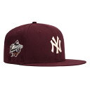 ニューエラ New Era 【 Bordeaux New York Yankees 1998 World Series Patch Hat Men 】 ヤンキー...