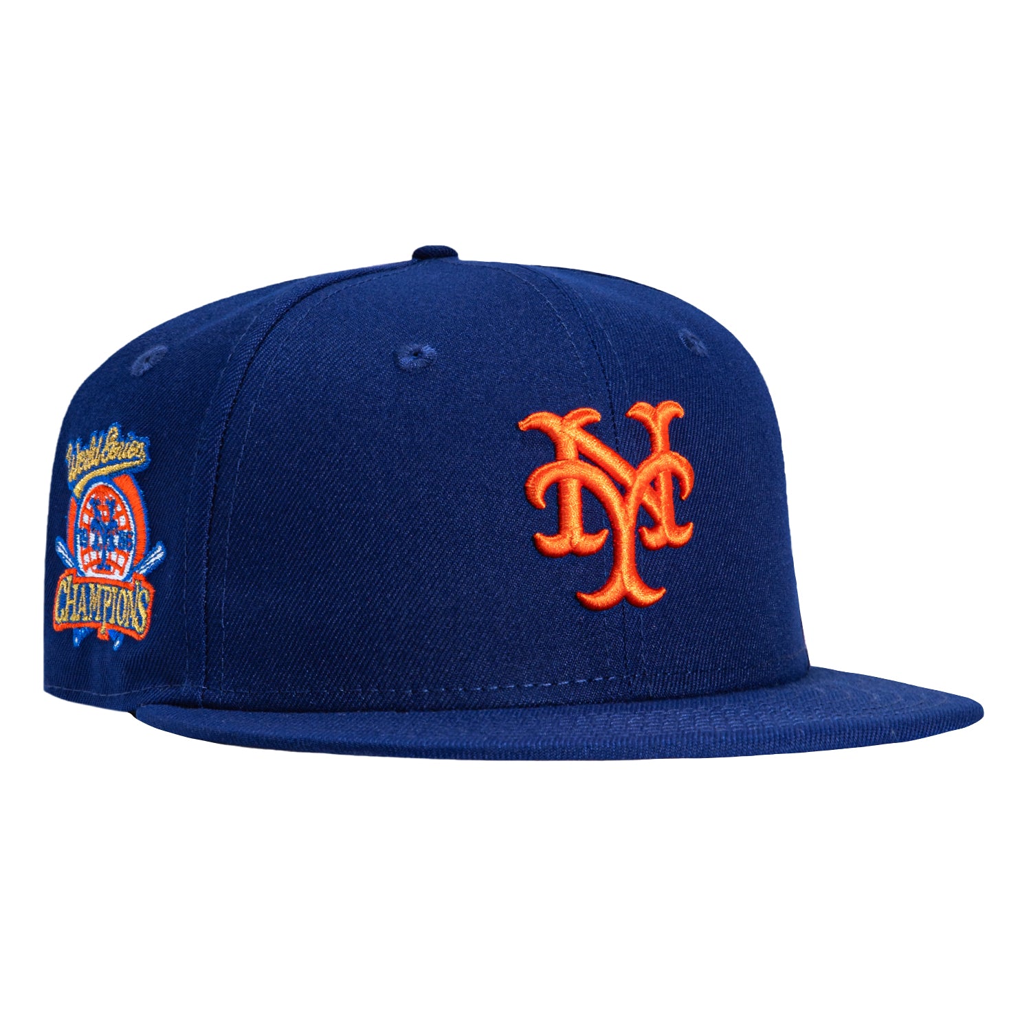 ニューエラ New Era 【 59Fifty New York Mets 1986 World Series Champions Patch Hat 】 ニューヨーク・メッツ シリーズ Royal