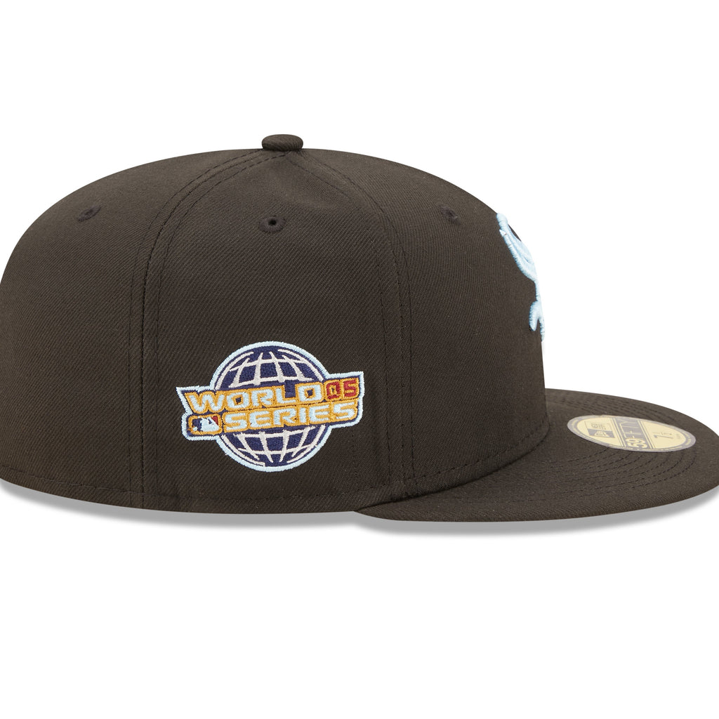 NEW ERA シカゴ 白色 ホワイト シリーズ 黒色 ブラック ニューエラ ホワイトソックス ユニセックス 【 59FIFTY 2005 WORLD SERIES PATCH CLOUD UV HAT BLACK 】