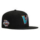 ニューエラ New Era 【 Arizona Diamondbacks 2001 World Series Patch Upside Down Hat Men...