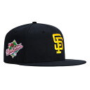 ニューエラ New Era 【 Deep Ocean Gold San Francisco Giants 1989 World Series Patch Hat...