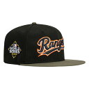 ニューエラ New Era 【 Texas Rangers 2023 World Series Patch Script Hat Men 】 テキサス レンジャ...