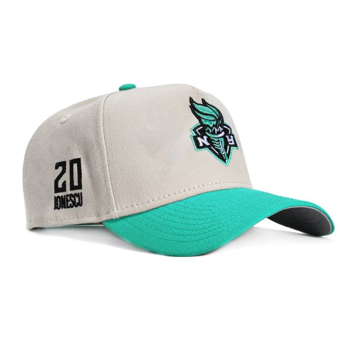 ニューエラ New Era 【 A-Frame New York Liberty Sabrina Ionescu 20 Patch Snapback Hat Men Stone/Mint 】 Snapback スナップバック バッグ バッグ 小物 ブランド雑貨 帽子 メンズ帽子 キャップ メンズ