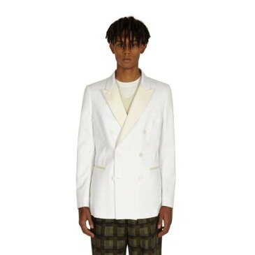 タキシード ブレイザー 白色 ホワイト メンズ 【 DRIES VAN NOTEN BENN TUXEDO BLAZER WHITE 】