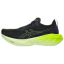 アシックス Asics 【 Novablast 4 Men Black/Blue Expanse 】 スポーツ アウトドア ランニング マラソン シューズ メンズシューズ メンズ 黒色 ブラック 青色 ブルー(4)