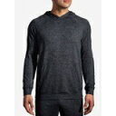 ブルックス Brooks 【 Men's Luxe Hoodie Men Heather Black 】 メンズ フーディー パーカー スポーツ アウトドア ランニング マラソン ウェア メンズウェア メンズ heather ヘザー 黒色 ブラック(4)