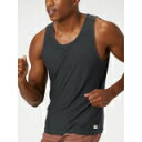 Vuori 【 Men's Strato Tech Tank Men Charcoal Hthr 】 メンズ テック タンクトップ スポーツ アウトドア ランニング マラソン ウェア メンズウェア メンズ チャコール(4)