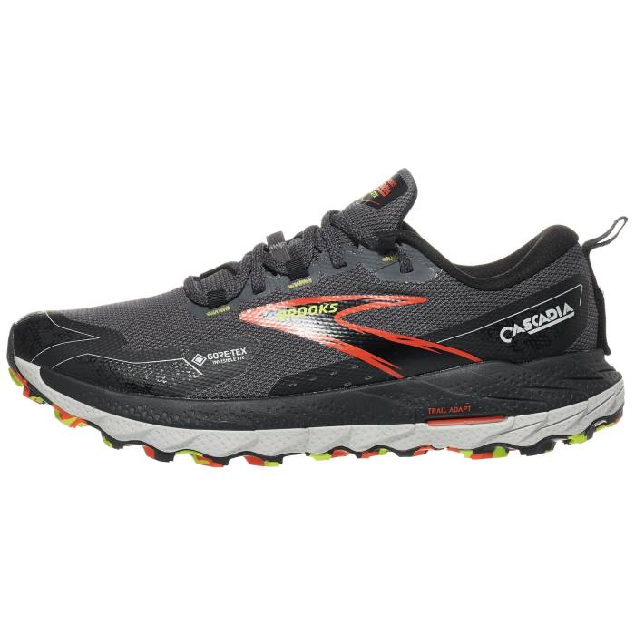 ブルックス Brooks 【 Cascadia 18 Gtx Men Blackened Pearl/Blk 】 スポーツ アウトドア ランニング マラソン シューズ メンズシューズ メンズ パール