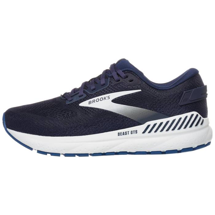 ブルックス Brooks 【 Beast Gts 24 Men Peacoat/Navy/White 】 GTS スポーツ アウトドア ランニング マラソン シューズ メンズシューズ メンズ 紺色 ネイビー 白色 ホワイト