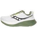 サッカニー Saucony 【 Hurricane 24 Men White/Olivine 】 ハリケーン スポーツ アウトドア ランニング マラソン シューズ メンズシューズ メンズ 白色 ホワイト(4)