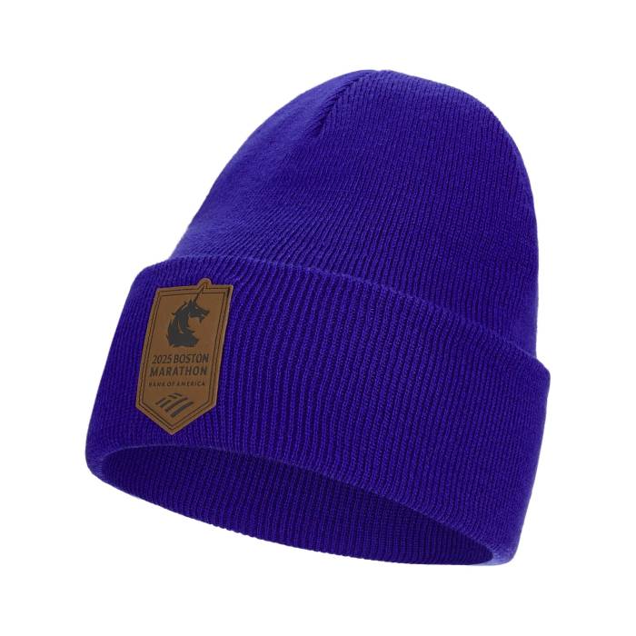 アディダス Adidas 【 Boston Marathon 2025 Wide Cuff Fold Beanie Unisex Lucid Blue 】 ボストン キャップ 帽子 スポーツ アウトドア ランニング マラソン その他 ユニセックス 青色 ブルー