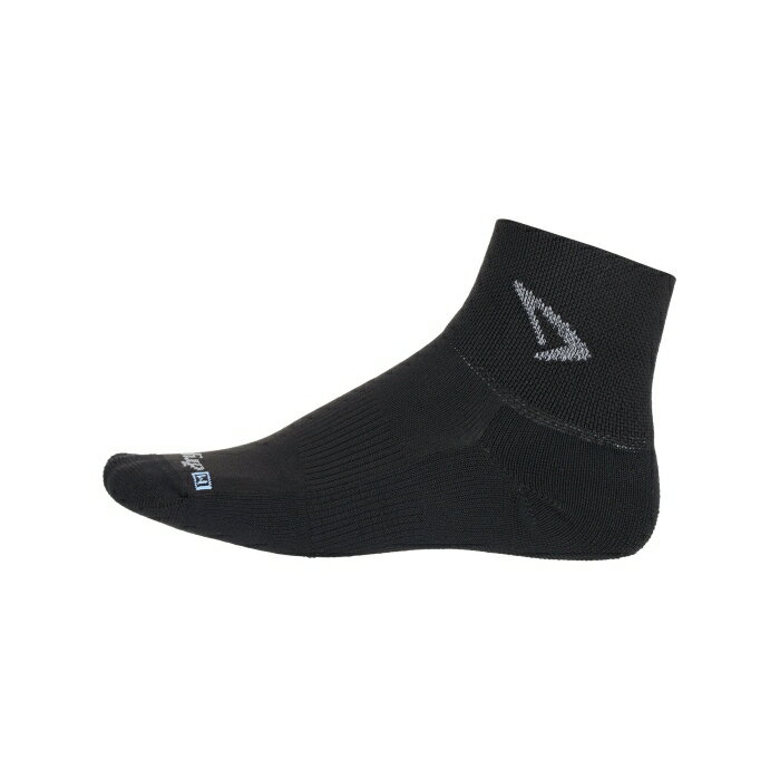 Drymax 【 Lite Trail Running 1/4 Crew Turndown Unisex Black 】 ライト クルー スポーツ アウトドア ランニング マラソン その他 ユニセックス 黒色 ブラック