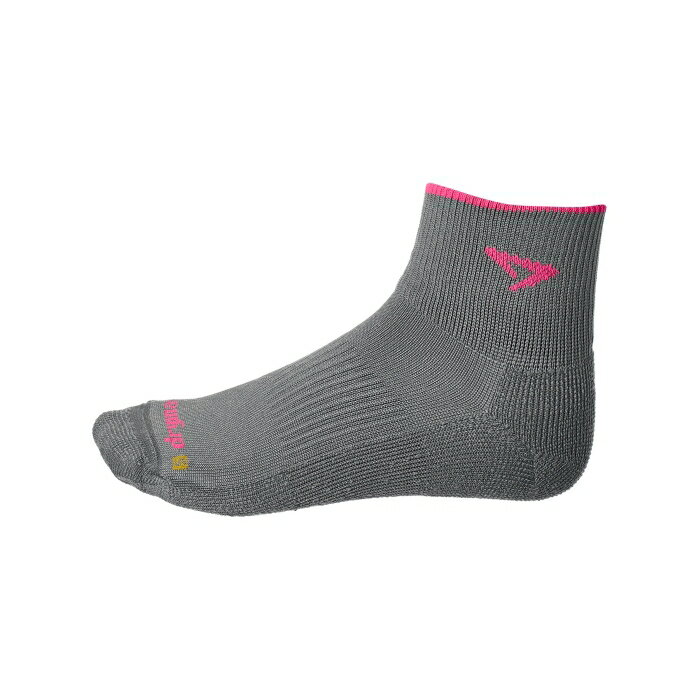 Drymax 【 Trail Running 1/4 Crew Turndown Socks Anthracite Unisex Anthracite/Pink 】 クルー ソックス・靴下 スポーツ アウトドア ランニング マラソン その他 ユニセックス pink ピンク