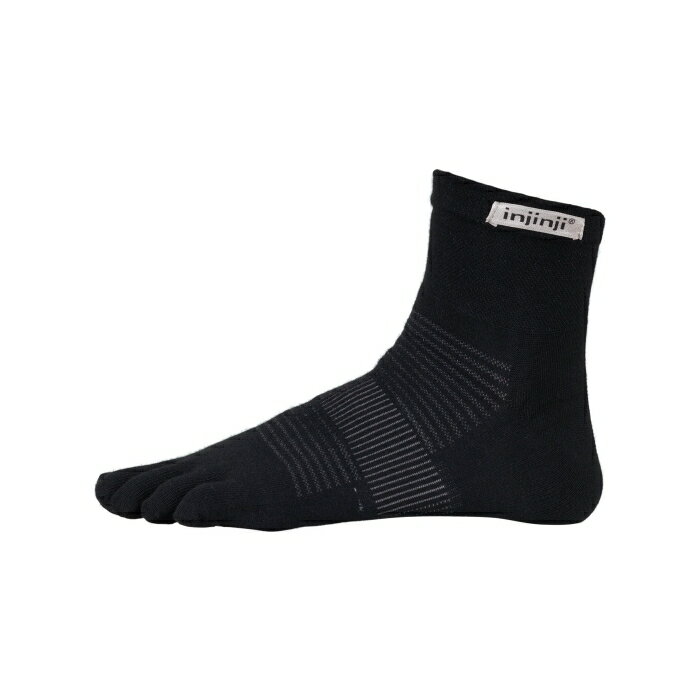 インジンジ Injinji 【 Run Lightweight Mini-Crew Toesocks Black Unisex Black 】 ラン 黒色 ブラック スポーツ アウトドア ランニング マラソン その他 ユニセックス 黒色 ブラック