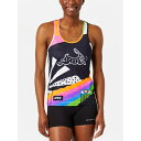 Rnnr 【 Women's All Out Singlet Jungalow Women Multicolor 】 レディース Singlet シングレット ...