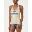 Boa 【 Women's Running Warehouse Singlet Floral Women Green/Orange 】 レディース Single...