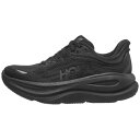 Hoka 【 Bondi 9 Women Black/Black 】 スポーツ アウトドア ランニング マラソン シューズ レディースシューズ レディース 黒色...