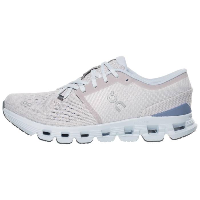 オン On 【 Cloud X 4 Women Silver/Chambray 】 スポーツ アウトドア ランニング マラソン シューズ レディースシューズ レ...