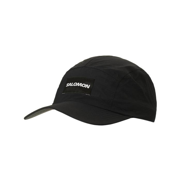 サロモン Salomon 【 Bonatti Waterproof Five Panel Hat Unisex Black 】 スポーツ アウトドア ランニング マラソン その他 ユニセックス 黒色 ブラック