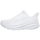 Hoka 【 Clifton 9 Women White/White 】 スポーツ アウトドア ランニング マラソン シューズ レディースシューズ レディース ...