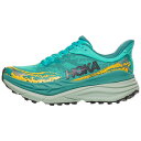 Hoka 【 Stinson 7 Women Electric Aqua/Oceanic 】 スポーツ アウトドア ランニング マラソン シューズ レディースシ...