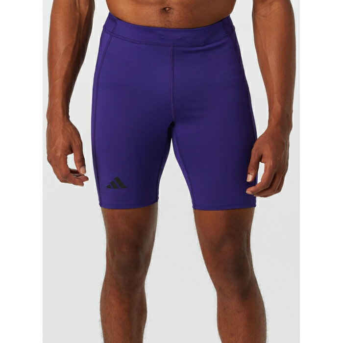 ǥ Adidas  Men's Adizero Essentials Running Half Tight Men Purple ...