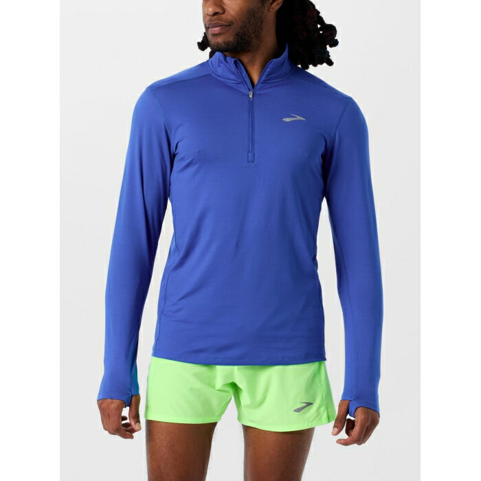 ブルックス Brooks 【 Men's Dash 1/2 Zip 2.0 Men Neo Blue 】 メンズ スポーツ アウトドア ランニング マラソン ウェア メンズウェア メンズ ネオ 青色 ブルー(4)